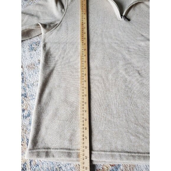 Mens Izod 1/4 Zip Pullover Fleece Camel Heather XXL Classic Fit - Picture 10 of 11